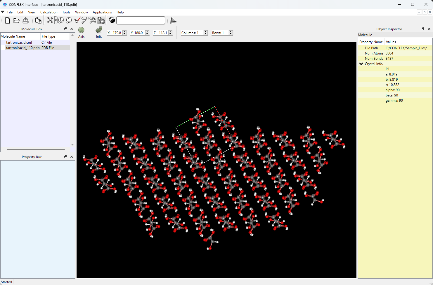 Crystal Surface model 110