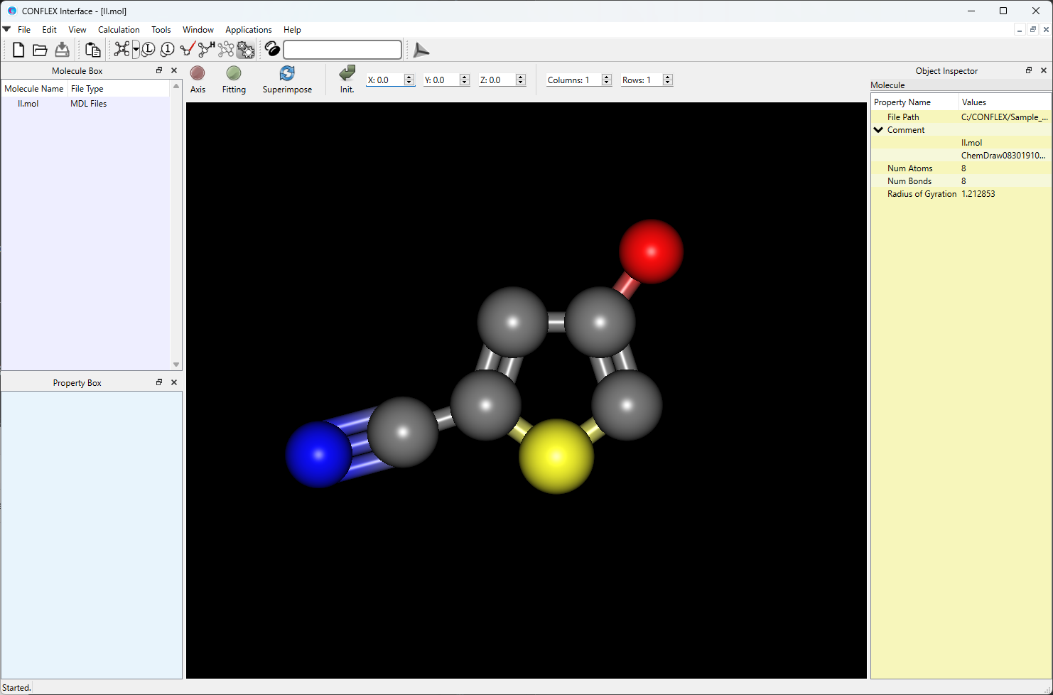 Interface Cyano Hydroxythiophene