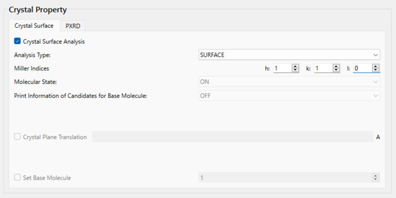 Crystal Property 100