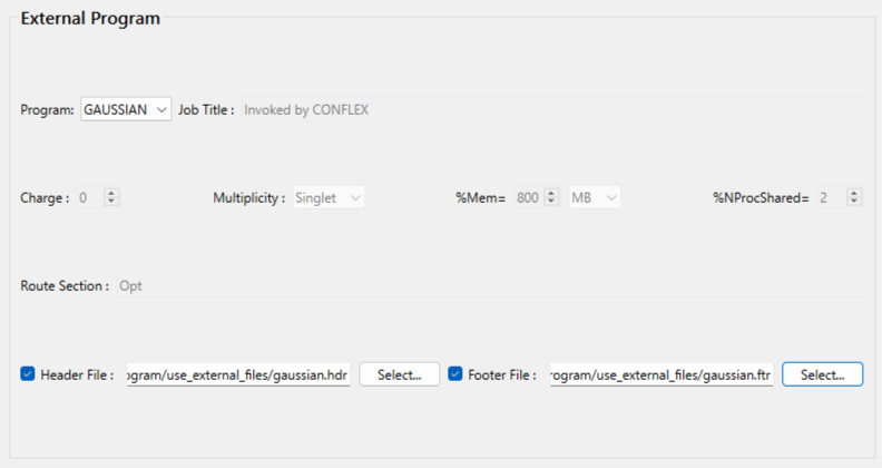 Select Gaussian Footer