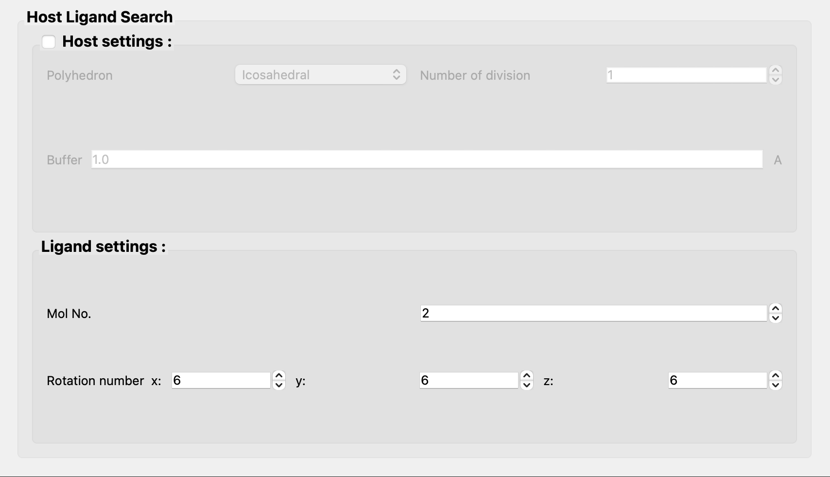 HostLigandSearch aCDphenol