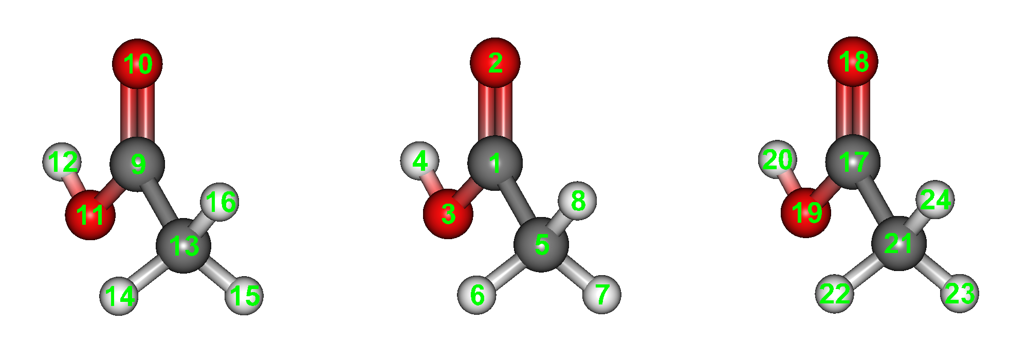 acetic acid trimer input